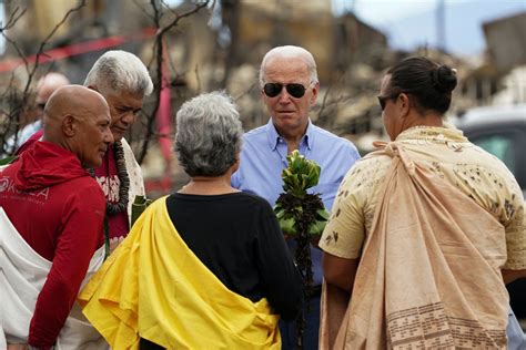 Biden says federal government will help Maui 'for as long as it takes' to recover from wildfire